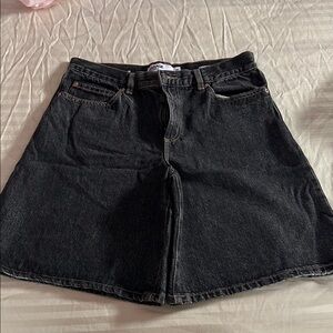Garage Black Denim Shorts